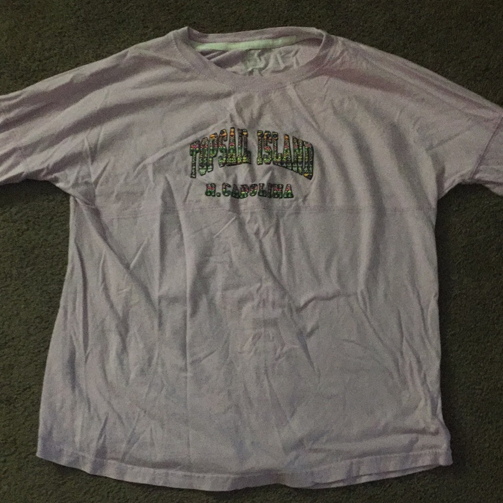 Long sleeve purple shirt